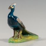 Royal Doulton Porcelain Bird Figurine, Peacock HN2577