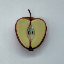 Limoges PV Porcelain Apple Slice Box