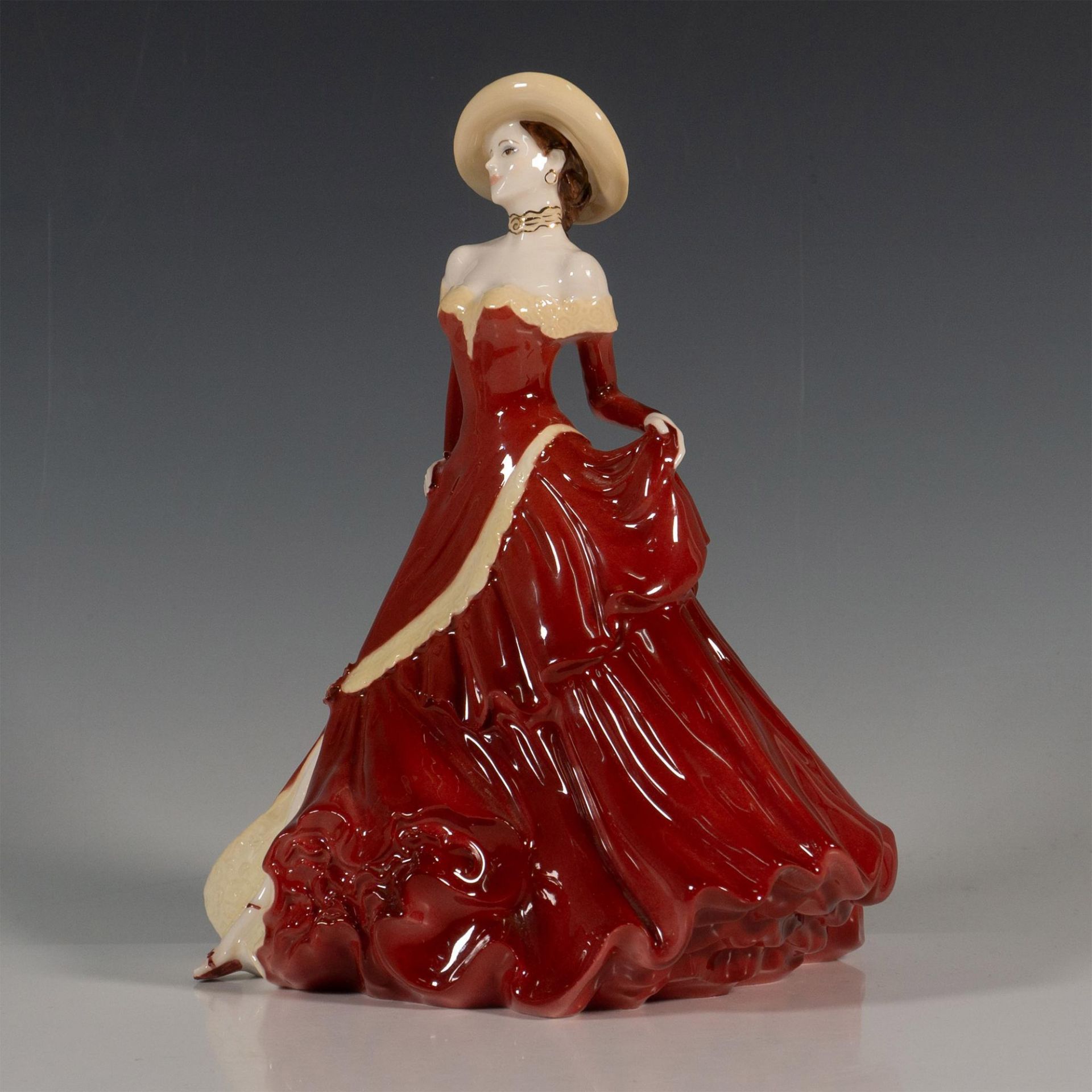 Coalport Porcelain Figurine, Ladies Of Fashion, Marilyn - Bild 2 aus 5