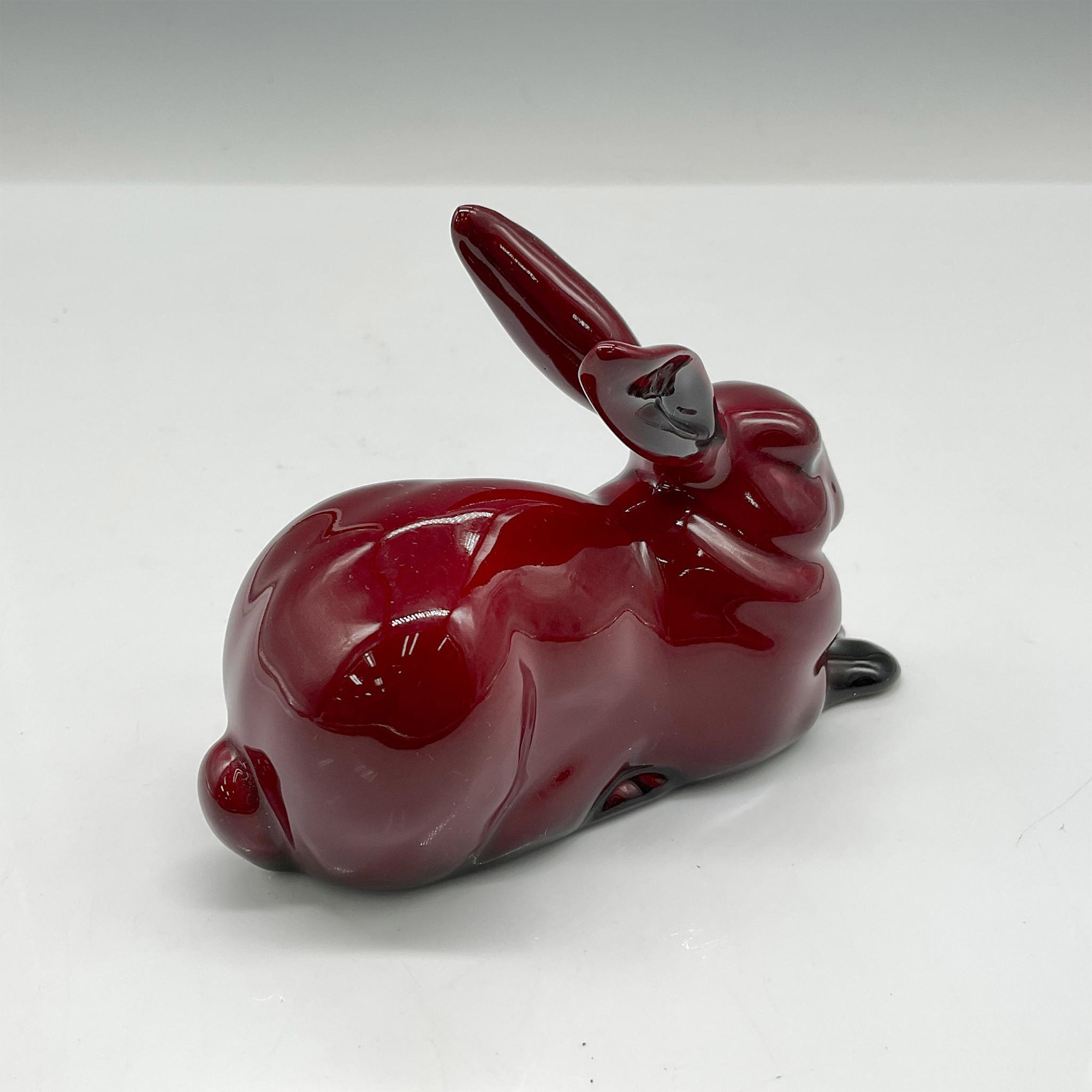 Royal Doulton Flambe Figurine, Crouching Hare HN2592 - Image 3 of 4