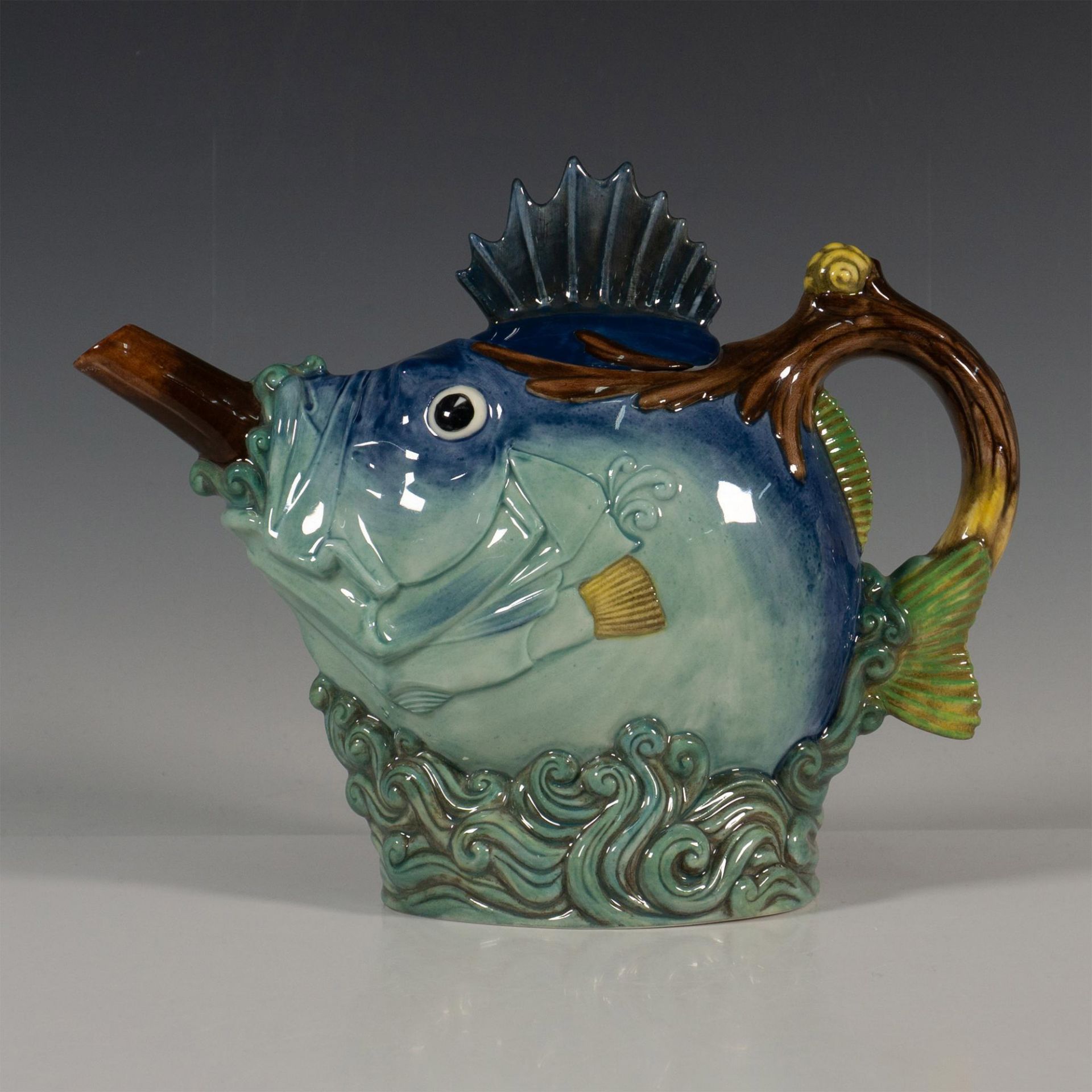Minton Archive Collection Limited Edition Fish Teapot - Bild 2 aus 5