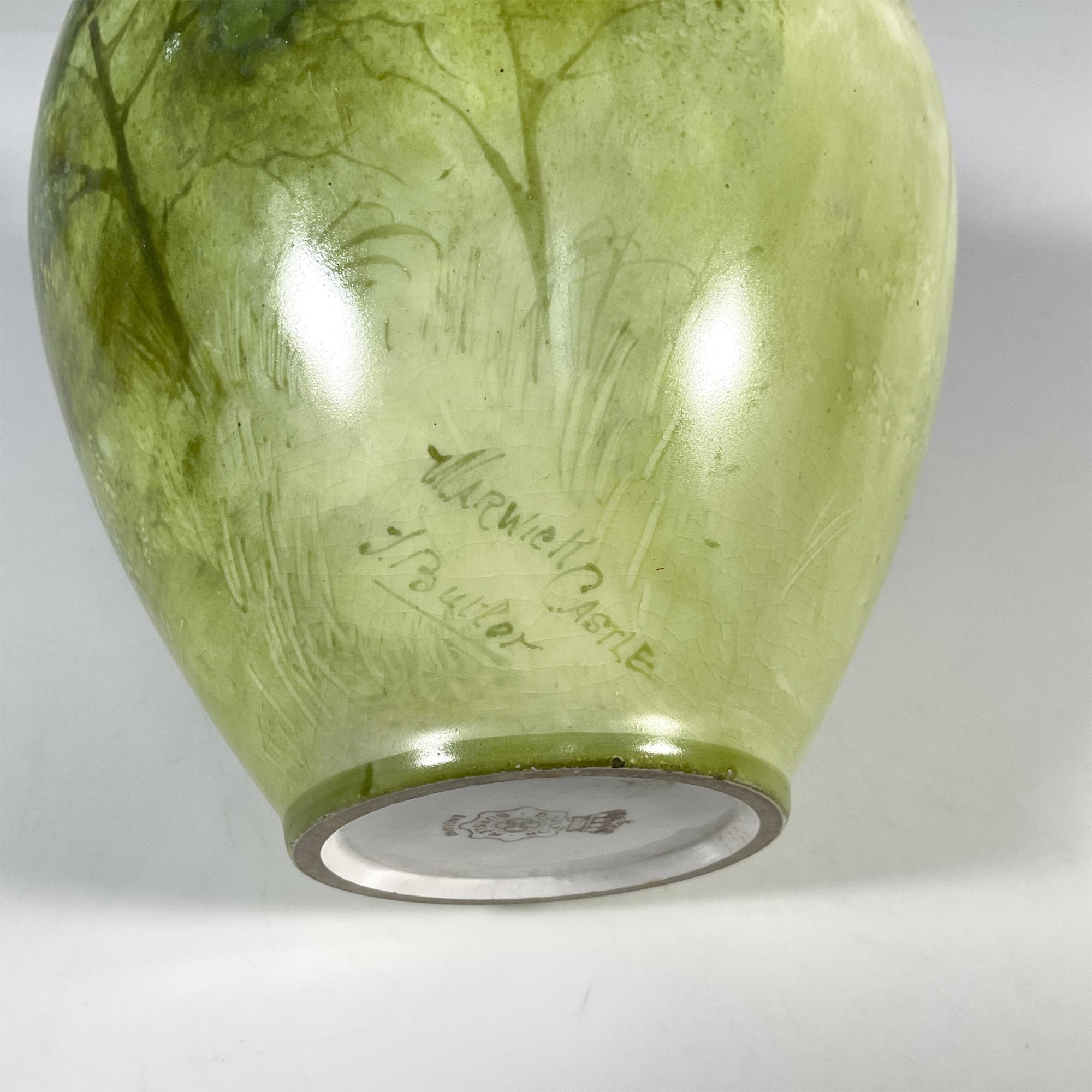 Doulton Burslem Warwick Castle Vase - Image 5 of 6