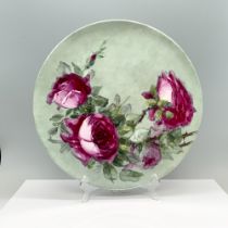 Jean Pouyat Limoges Rose Charger
