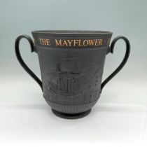 Royal Doulton Black Basalt Loving Cup, The Mayflower
