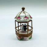 Limoges Porcelain Wedding Gazebo Box, Signed