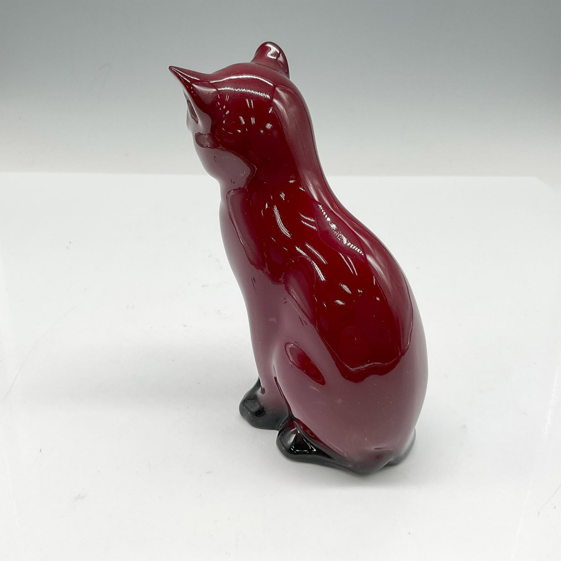 Royal Doulton Flambe Figurine, Seated Cat HN109 - Bild 2 aus 4