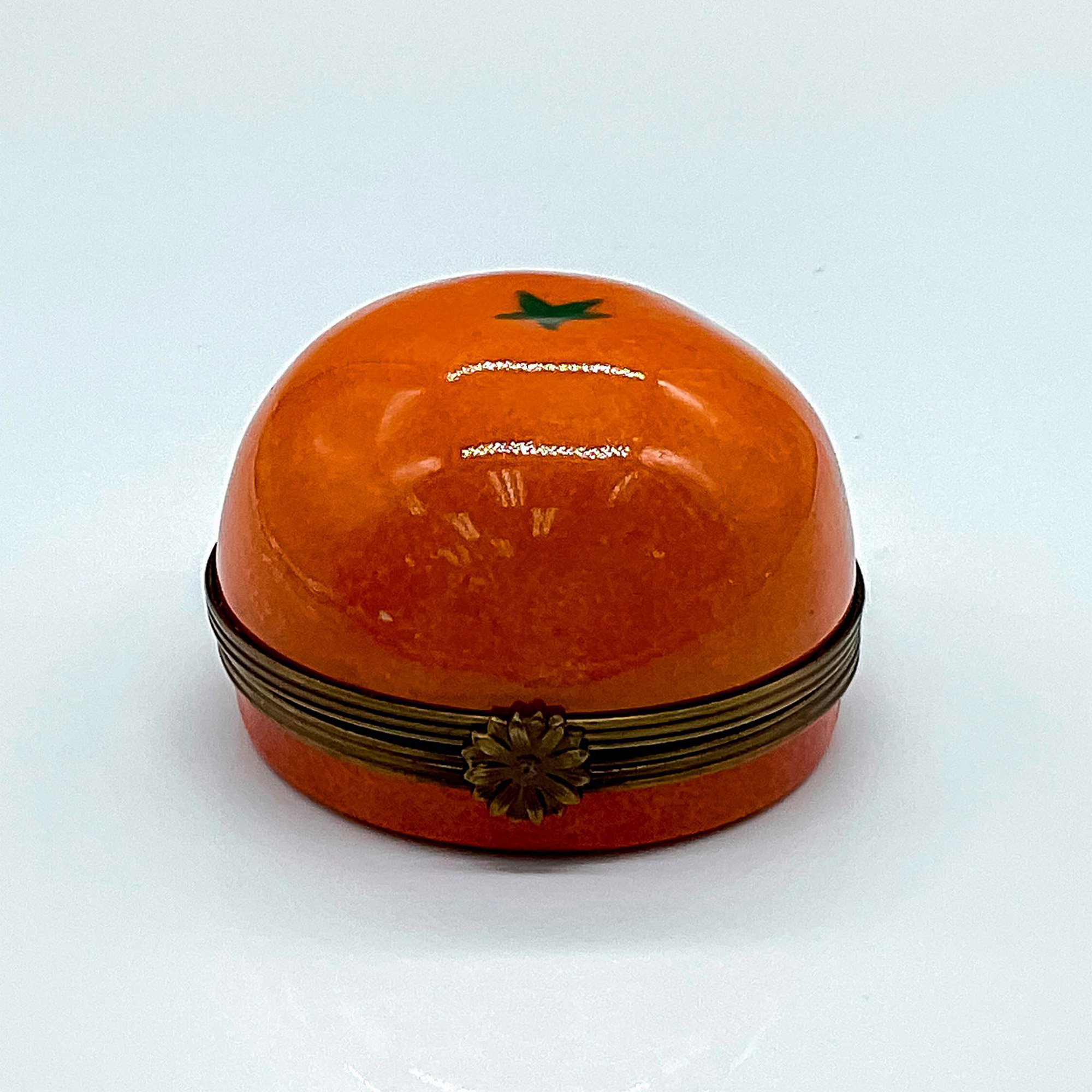 Limoges PV Porcelain Orange Slice Box - Image 2 of 3