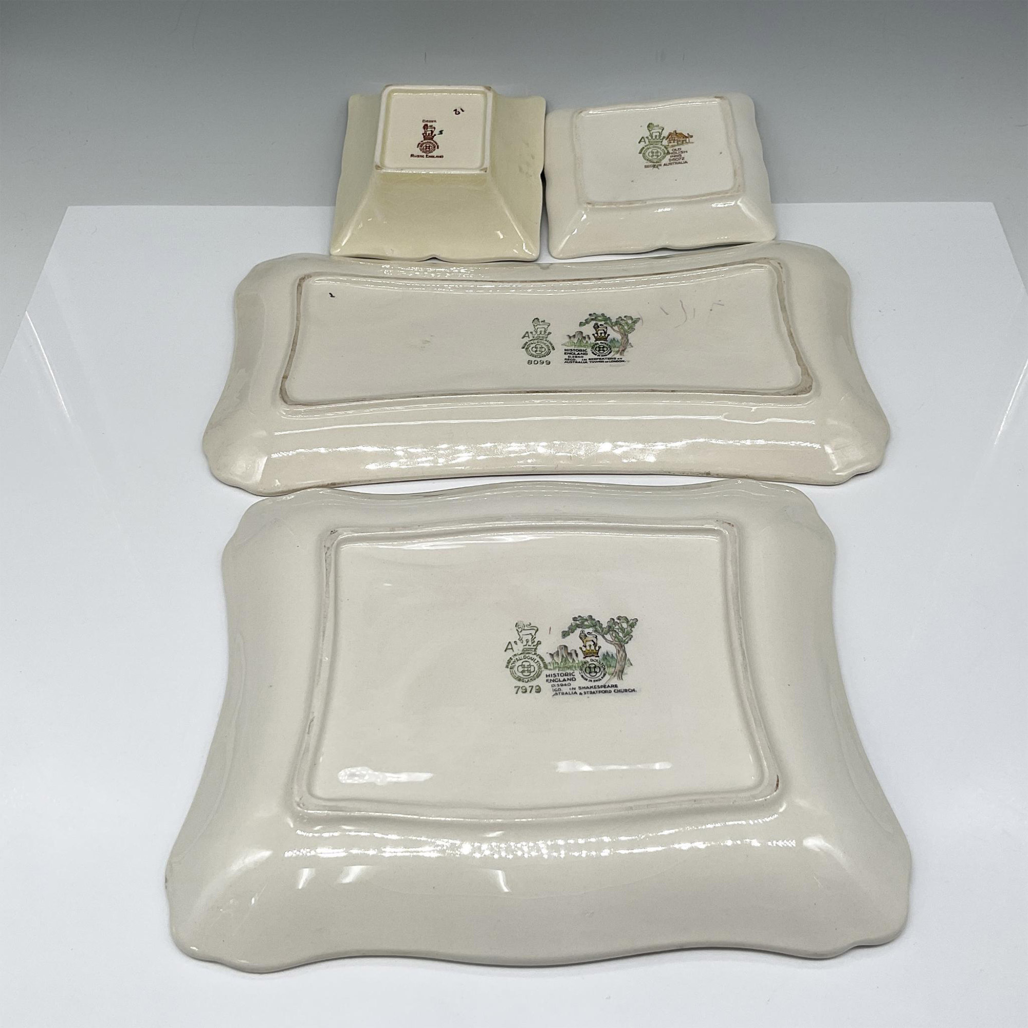 4pc Royal Doulton Series Ware Trays, Historic England - Image 3 of 3