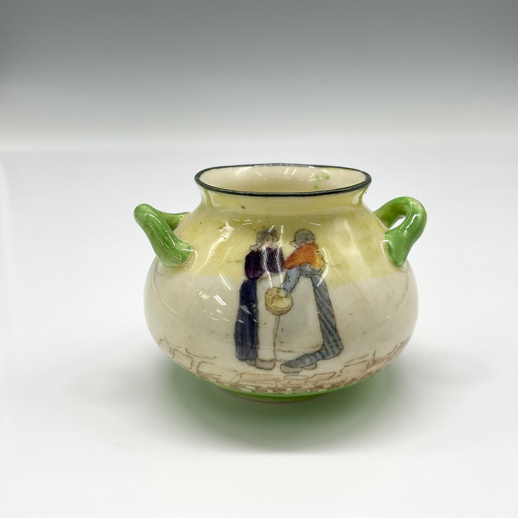 Royal Doulton Series Ware, Dutch Harlem Miniature Vase - Bild 2 aus 3