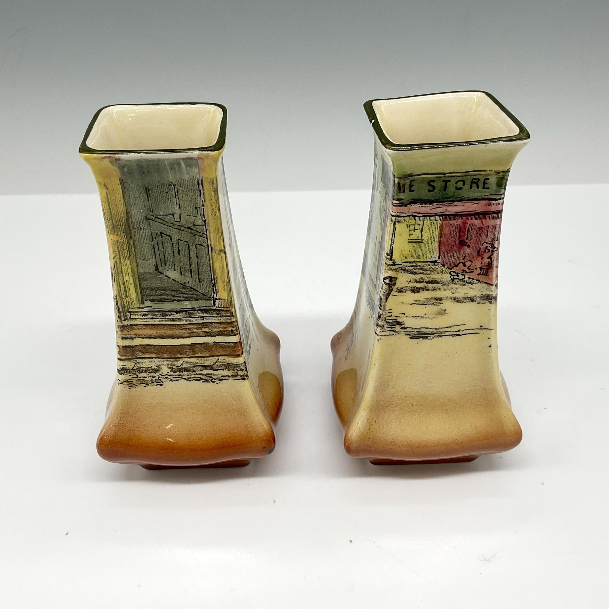 Pair of Royal Doulton Dickens Ware Bud Vases - Image 3 of 4