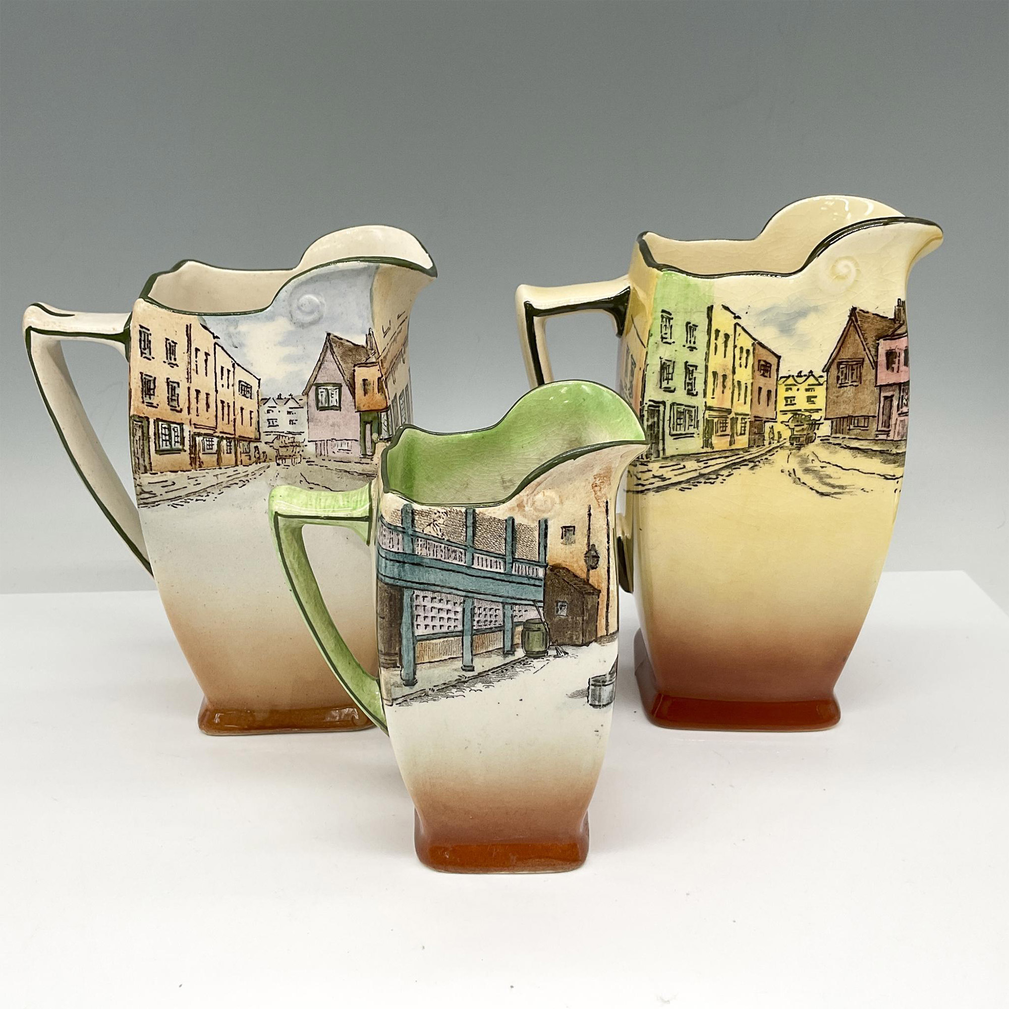 3pc Royal Doulton Dickens Ware Pitchers - Image 3 of 4