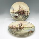 2pc Royal Doulton Series Ware, Home Waters