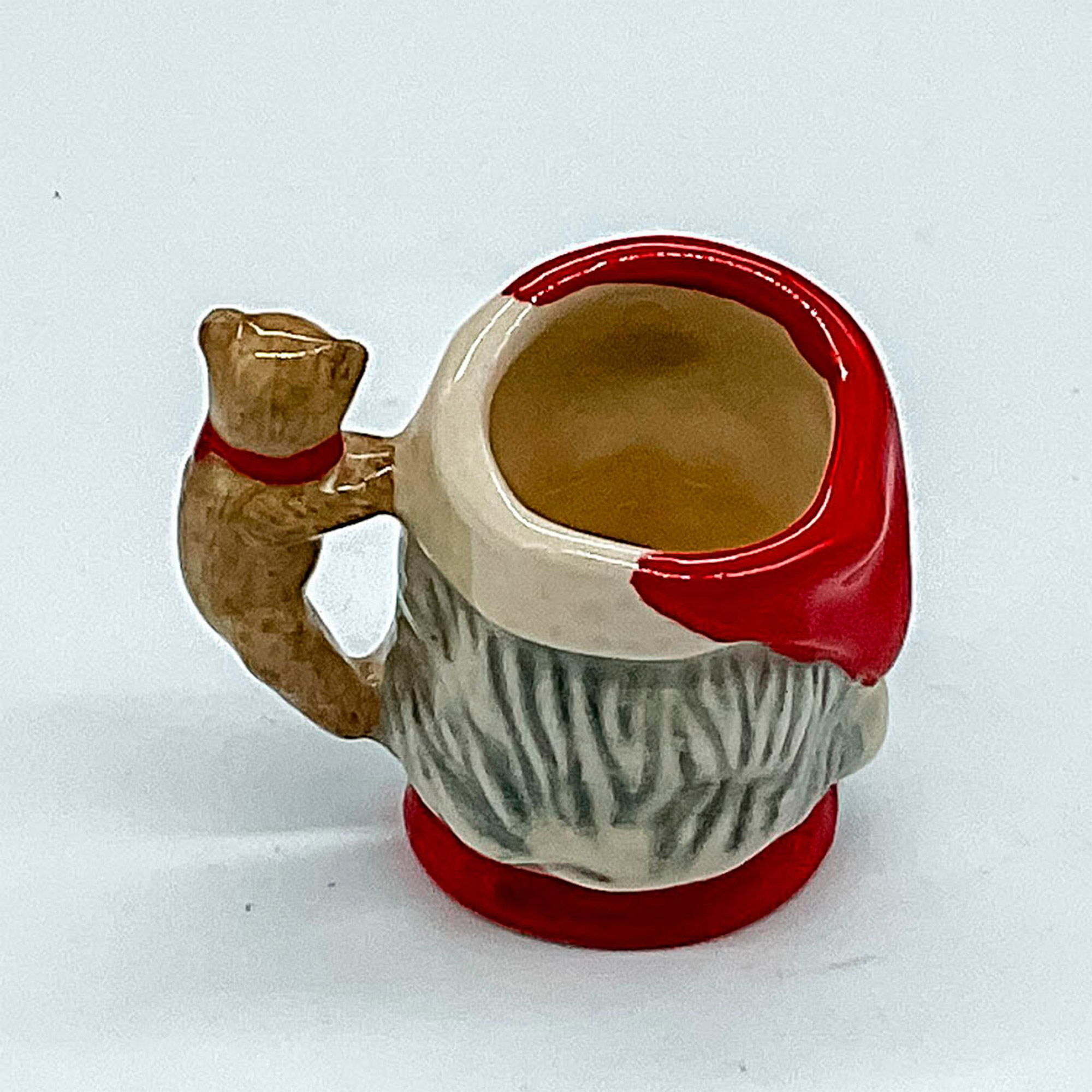 Santa Claus D7060 (Teddy Bear) - Tiny - Royal Doulton Character Jug - Bild 2 aus 3