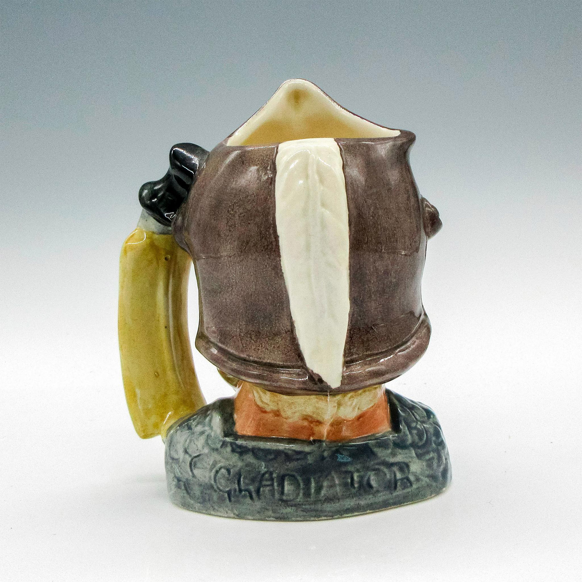 Gladiator D6553 - Small - Royal Doulton Character Jug - Image 2 of 3