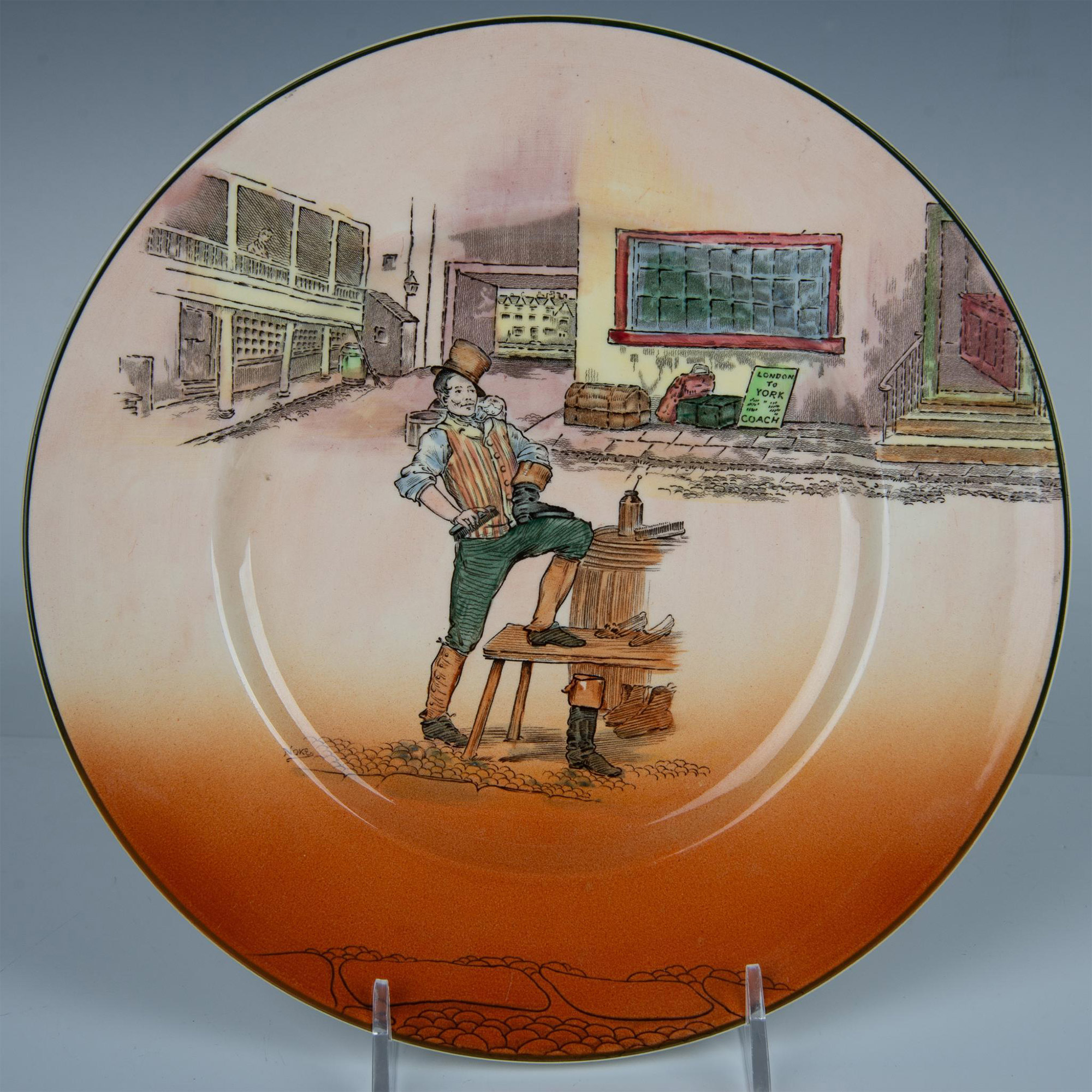 4pc Royal Doulton Dickens Ware Plates - Image 5 of 8