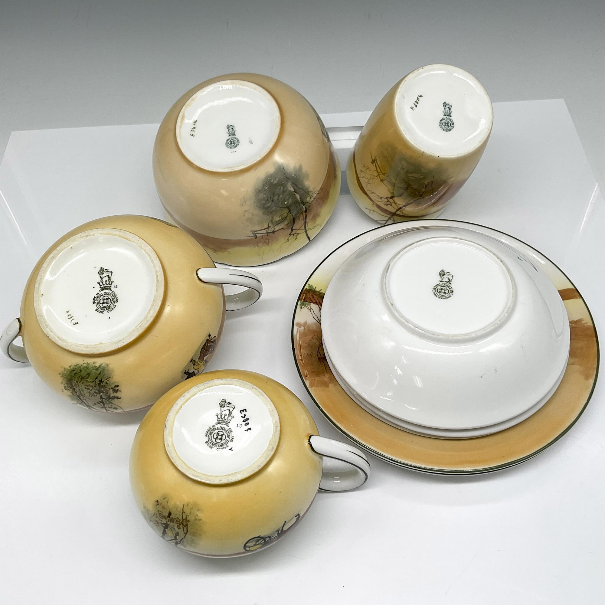 10pc Royal Doulton Series Table Ware, Coaching Days - Image 3 of 3