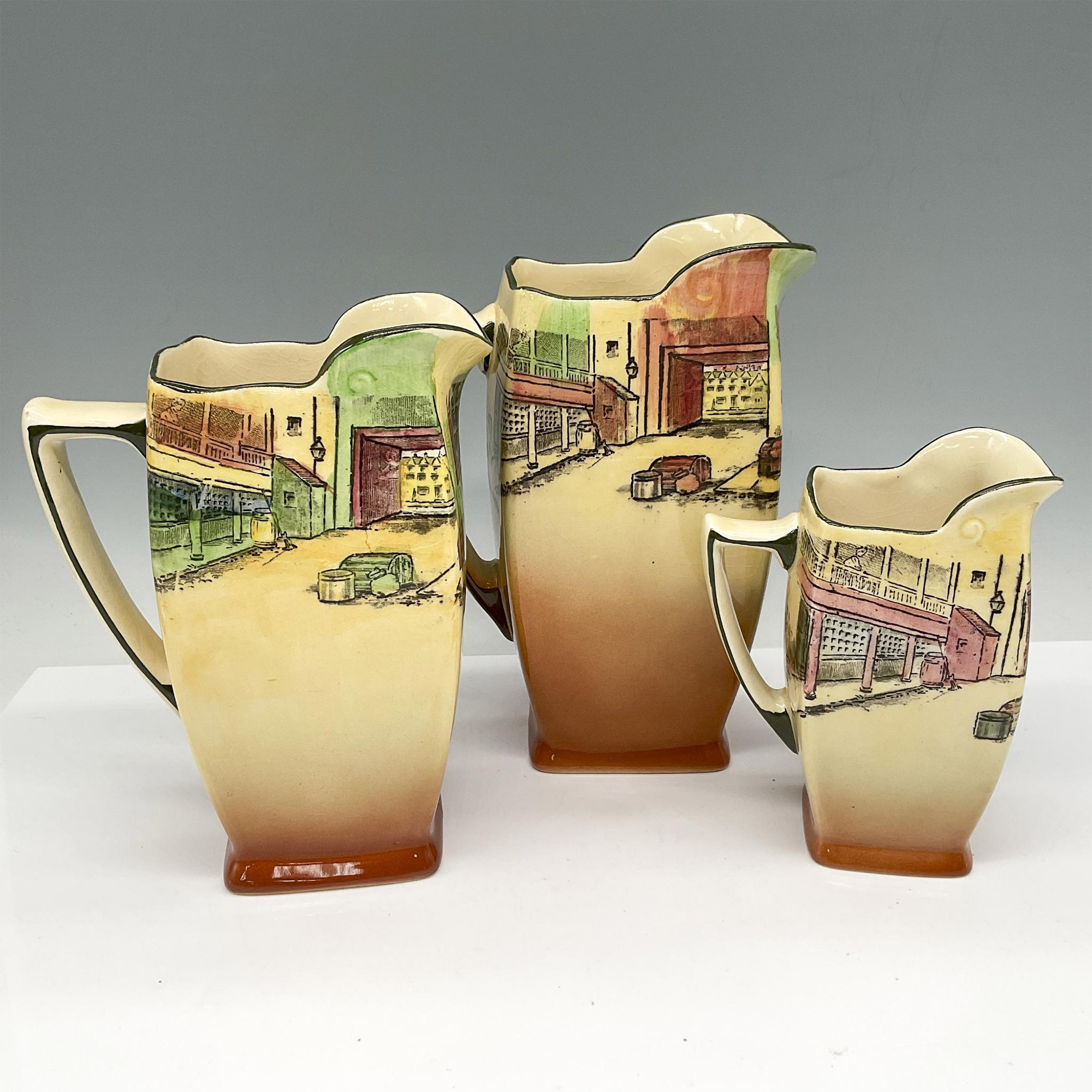 3pc Royal Doulton Dickens Ware Pitchers - Image 2 of 4