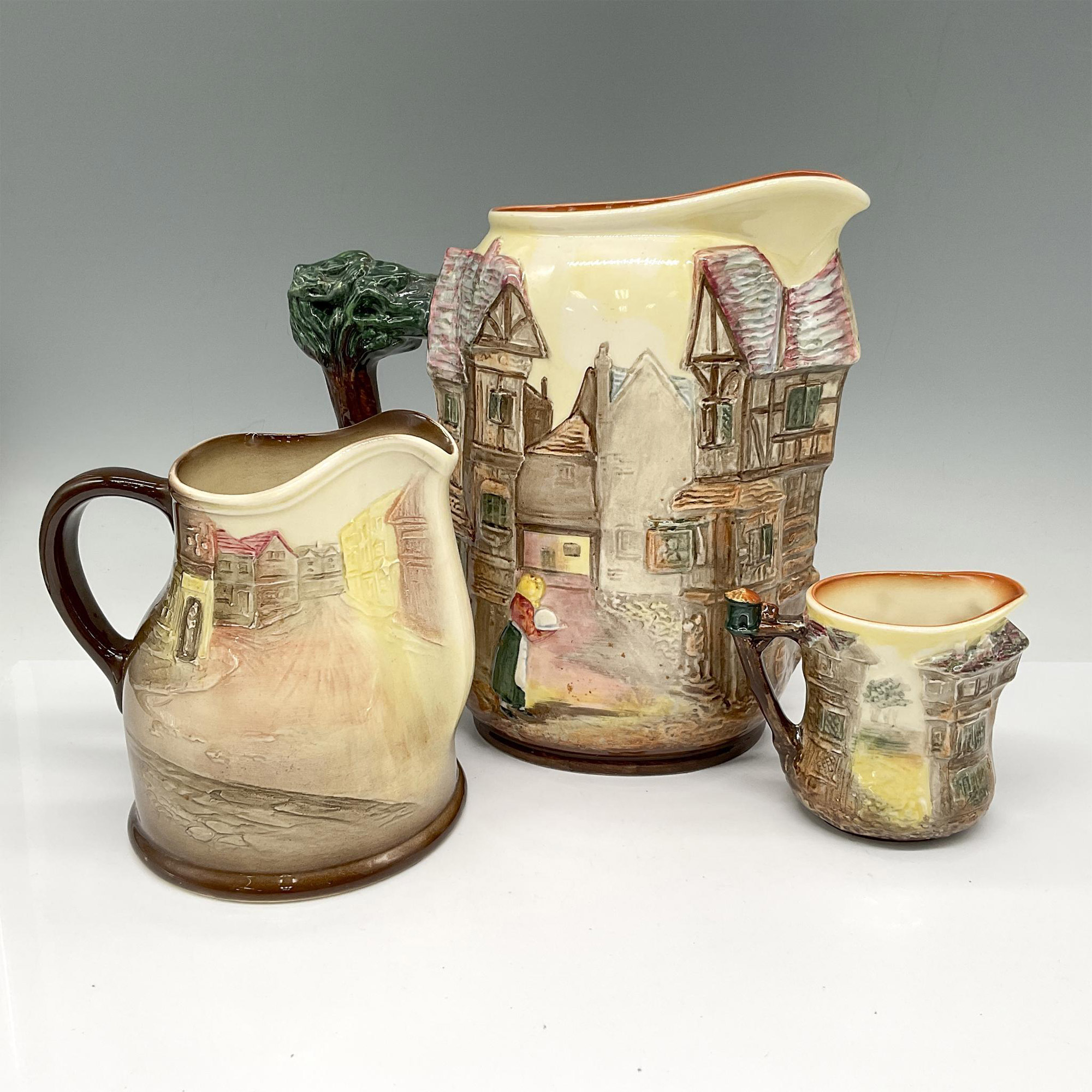 3pc Royal Doulton Dickens Ware Pitchers, The Pickwick Papers - Image 2 of 3