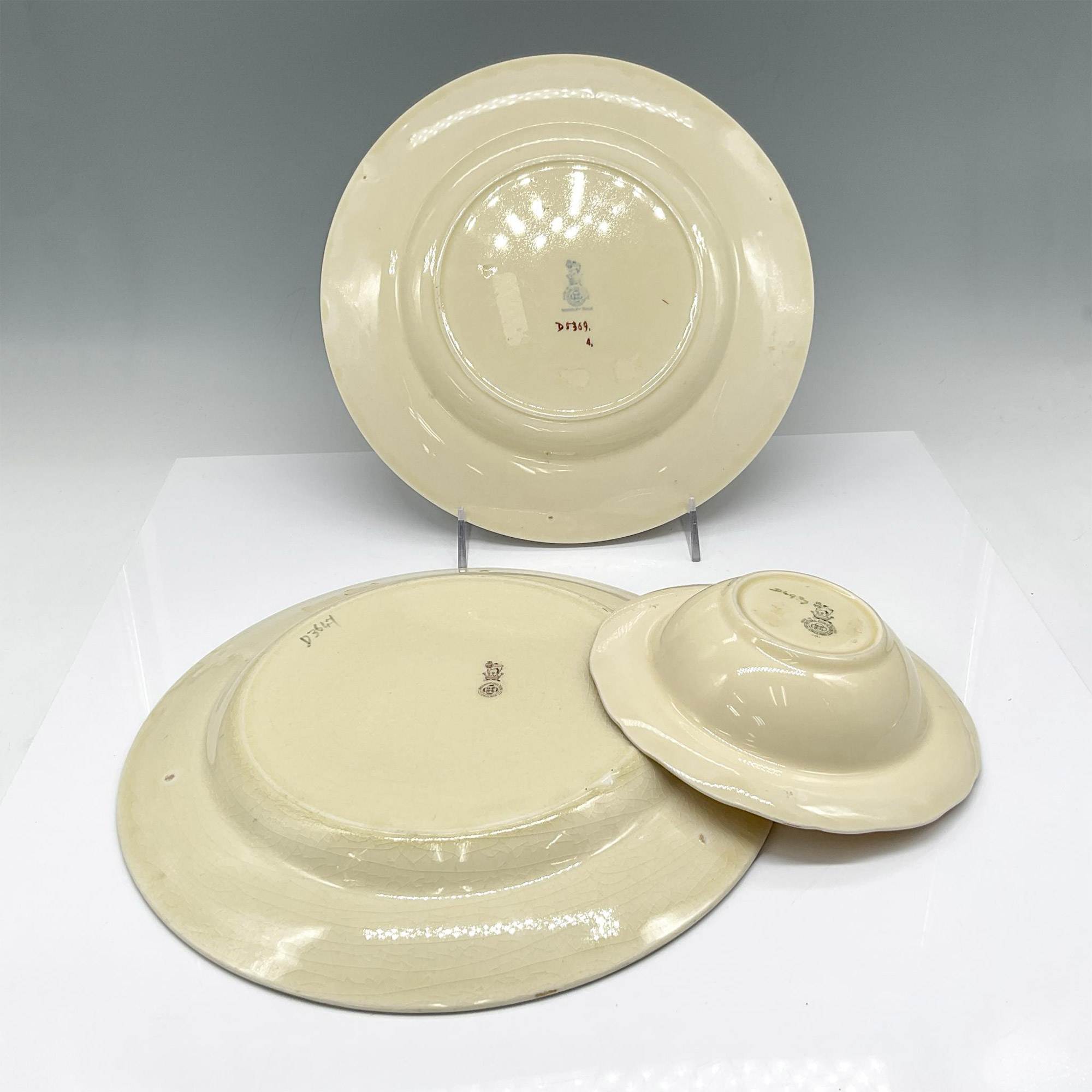3pc Royal Doulton Series Ware Tableware - Bild 3 aus 3