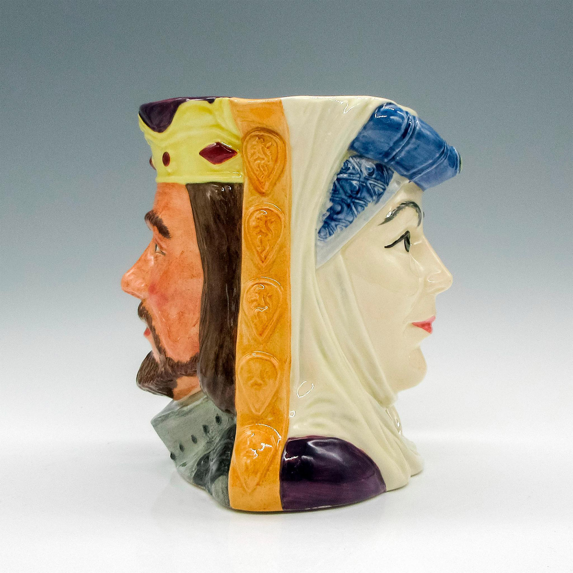 King Arthur and Guinevere D6836 - Large - Royal Doulton Character Jug - Image 4 of 5