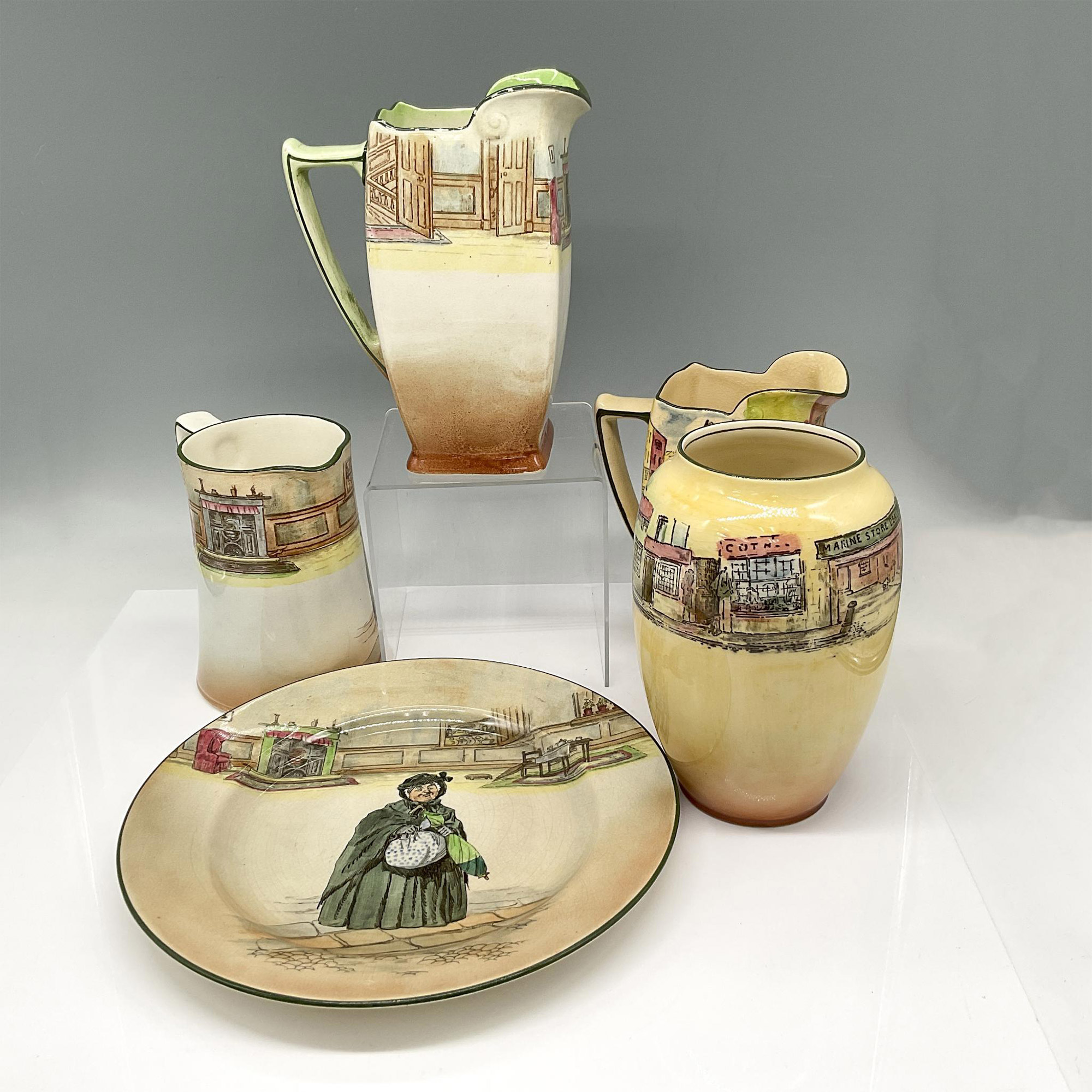 5pc Royal Doulton Dickens Series Ware, Sairey Gamp - Image 2 of 3