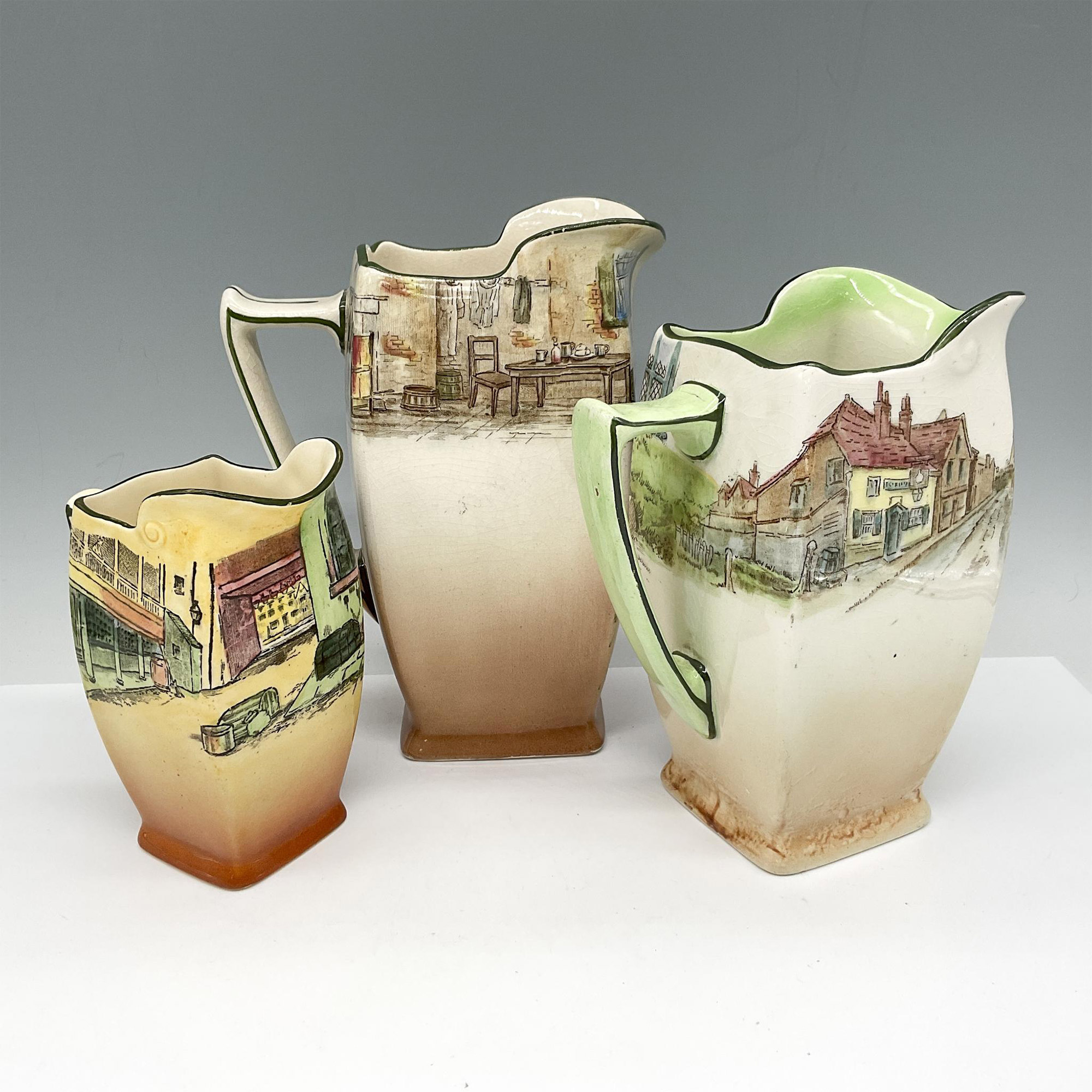 3pc Royal Doulton Dickens Ware Pitchers - Image 2 of 3