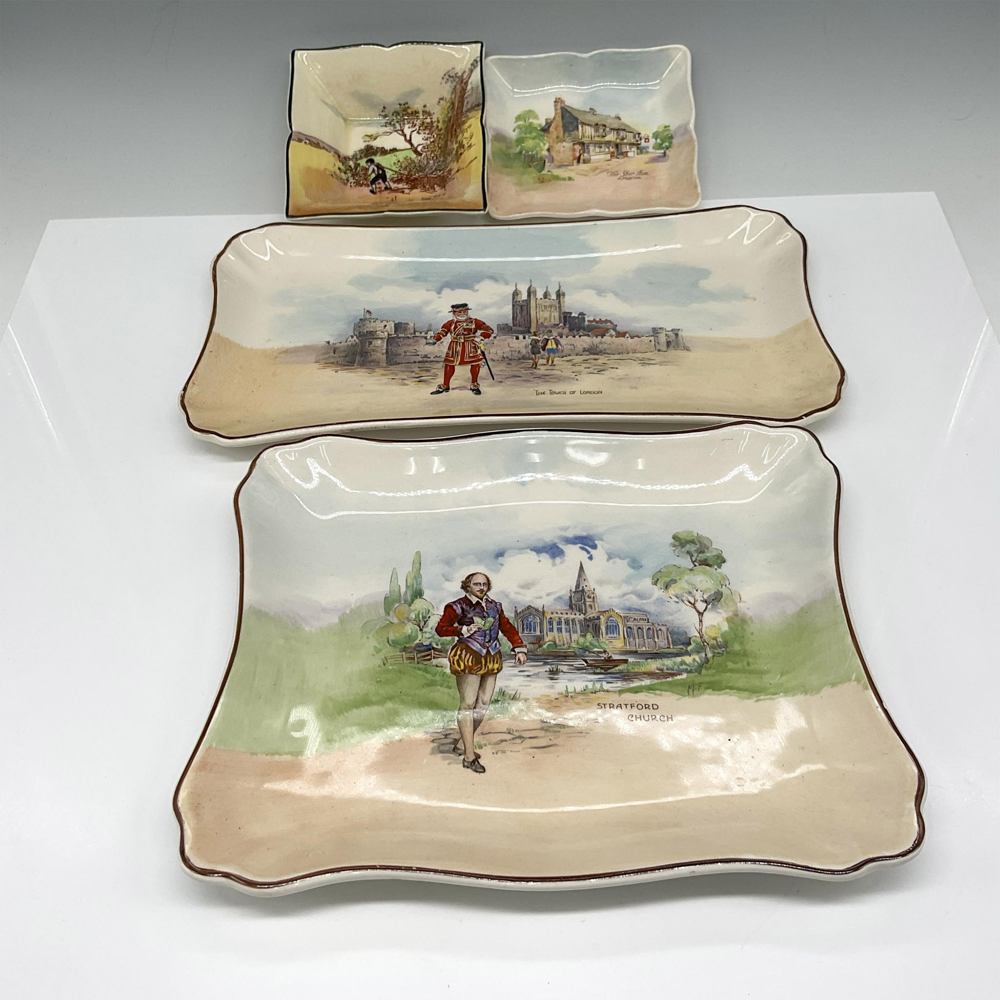 4pc Royal Doulton Series Ware Trays, Historic England - Image 2 of 3