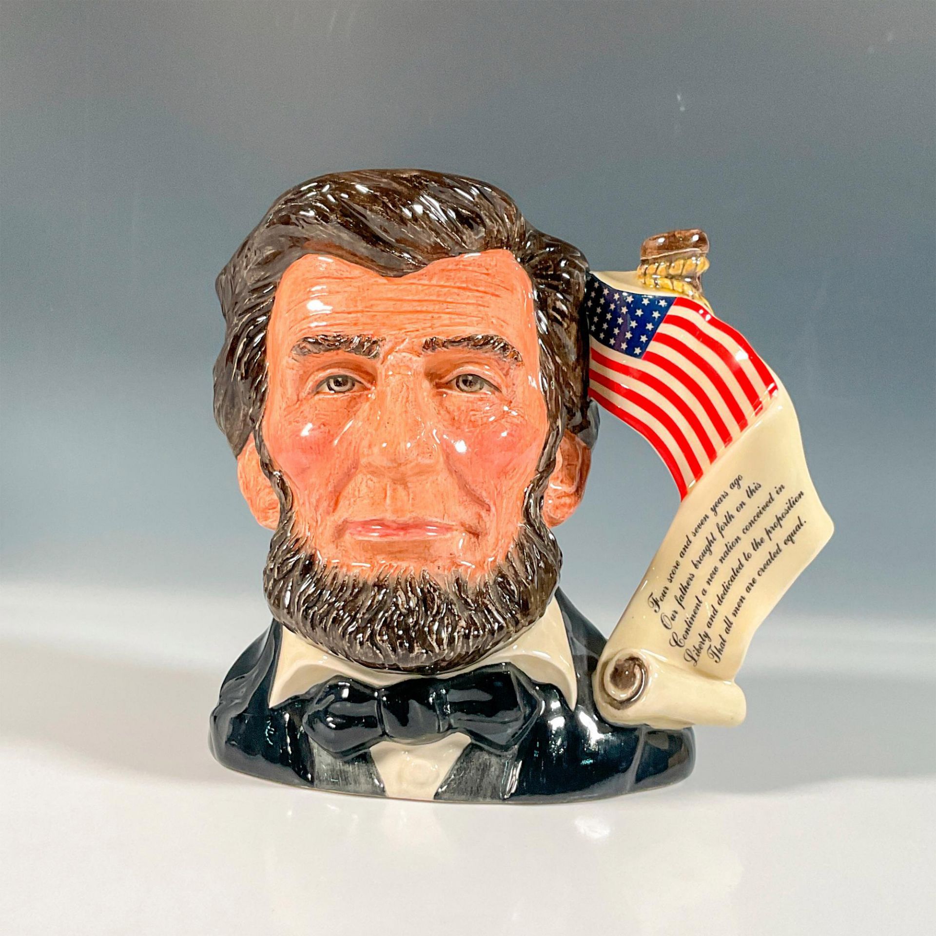 Abraham Lincoln Character Jug, D6936 - Large - Royal Doulton Original Prototype Character Jug