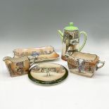 5pc Royal Doulton Dickens Ware Tea Service