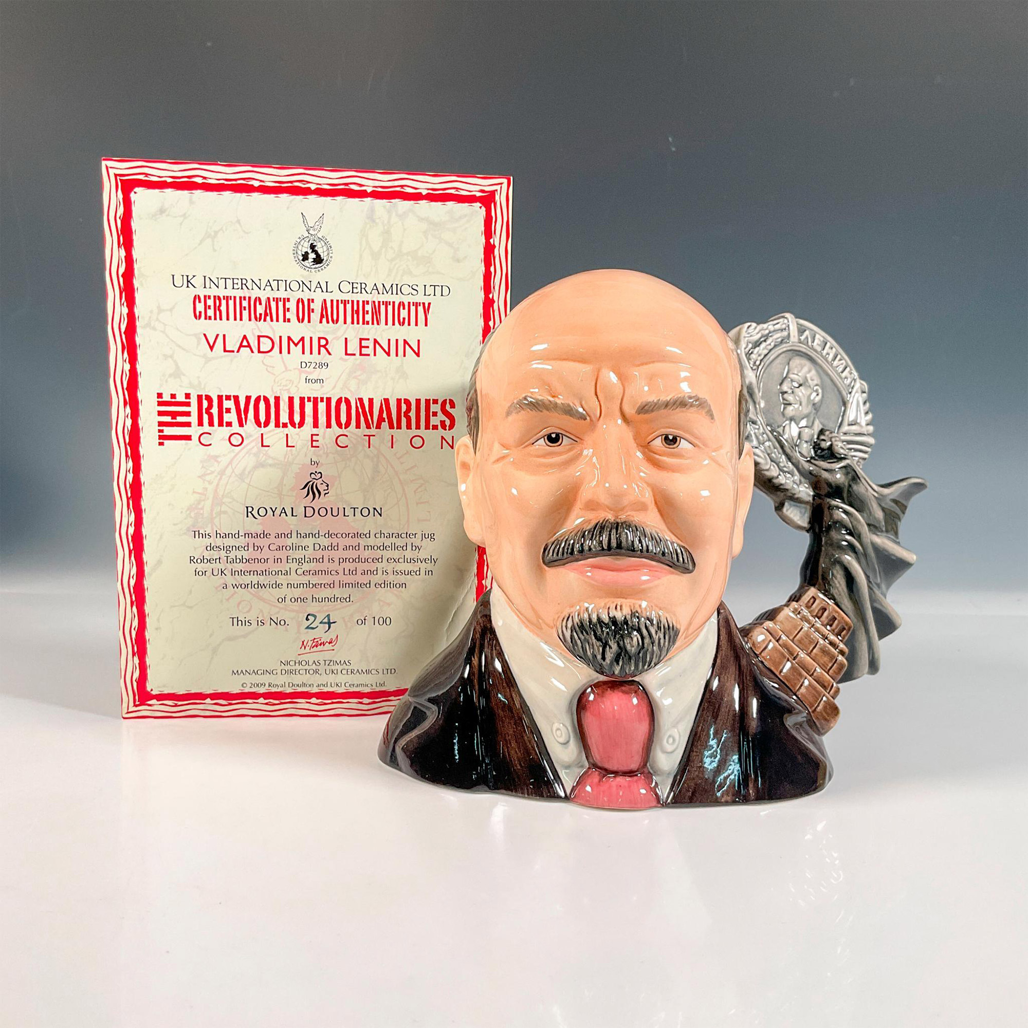 Vladimir Lenin D7289 - Large - Royal Doulton Character Jug - Image 4 of 4