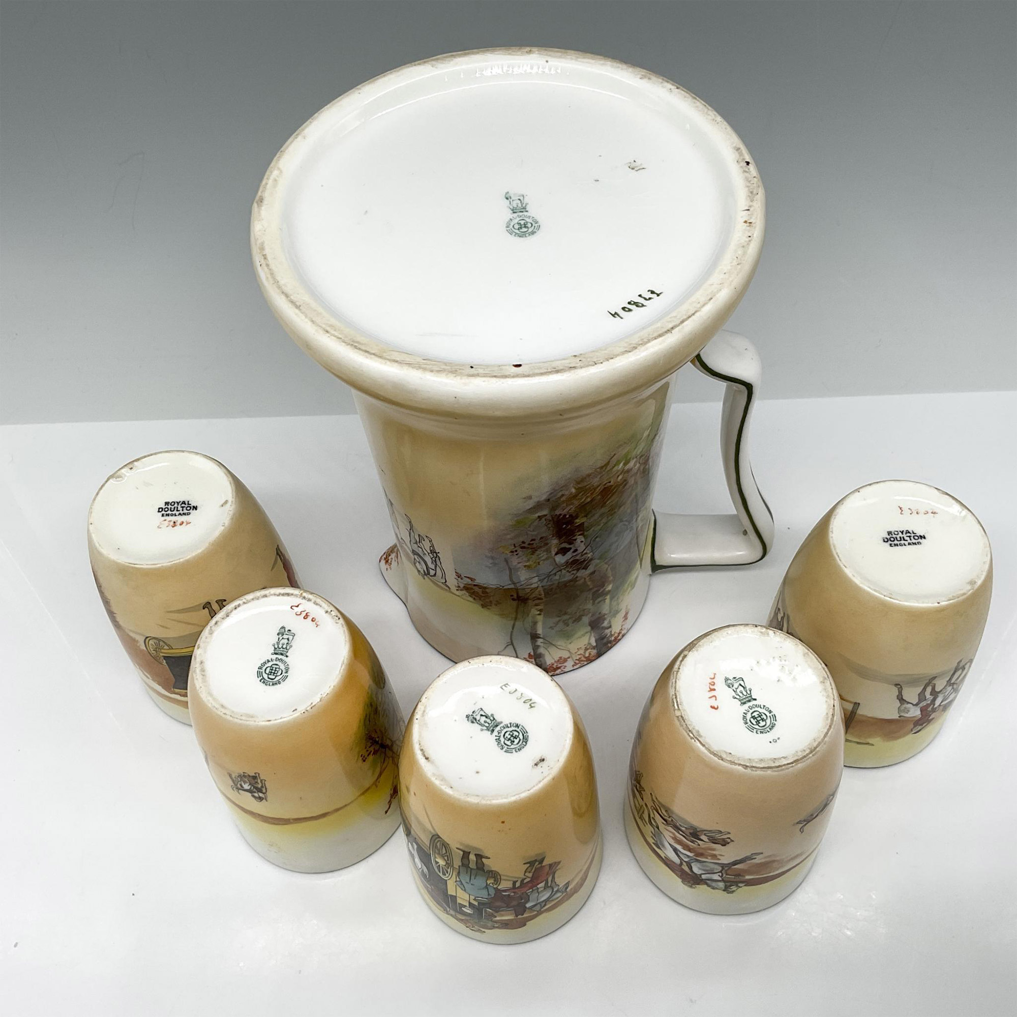 6pc Royal Doulton Series Ware, Coaching Days - Image 3 of 3