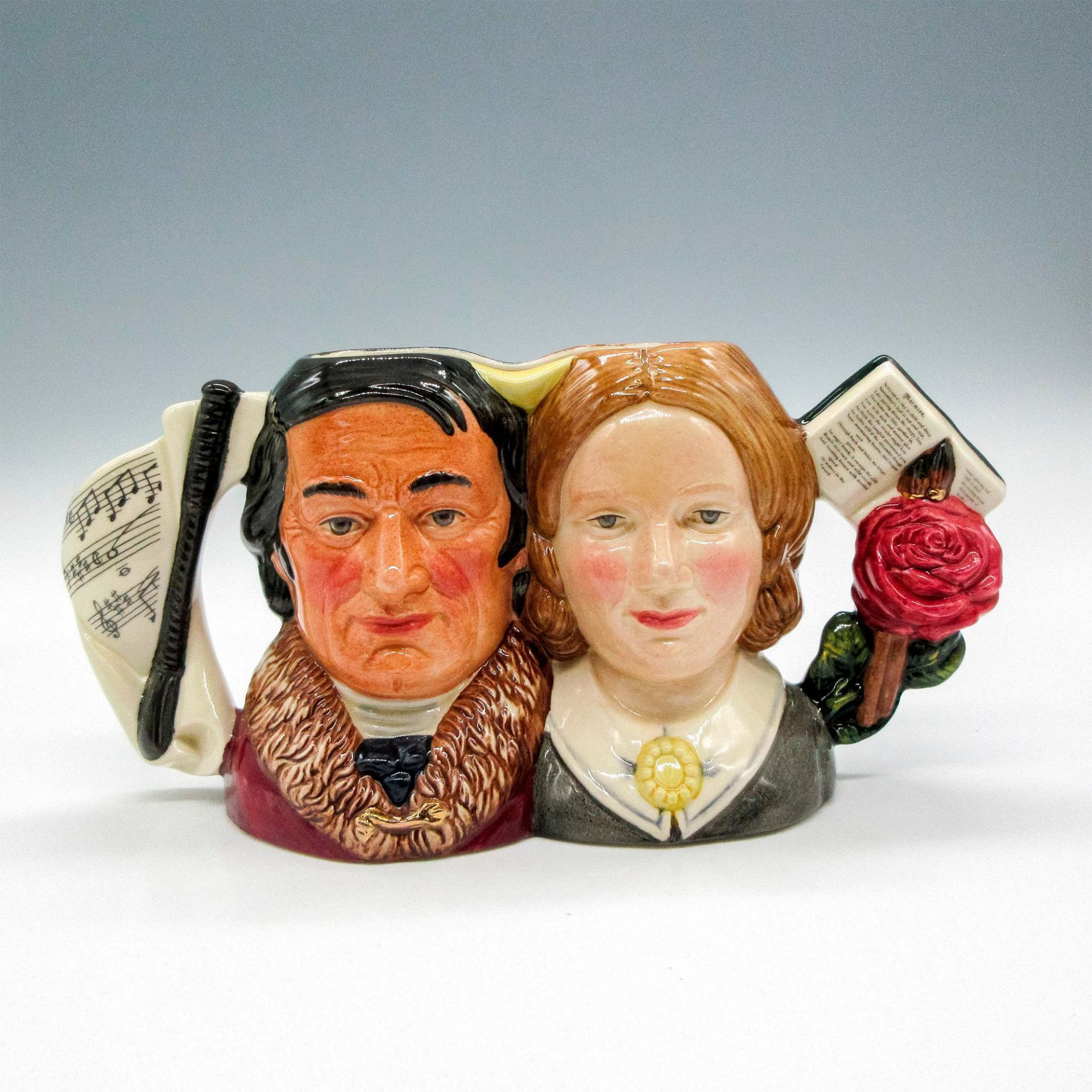 Jane Eyre and Mr. Rochester D7115 - Small - Royal Doulton Character Jug