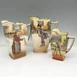 3pc Royal Doulton Dickens Ware Pitchers