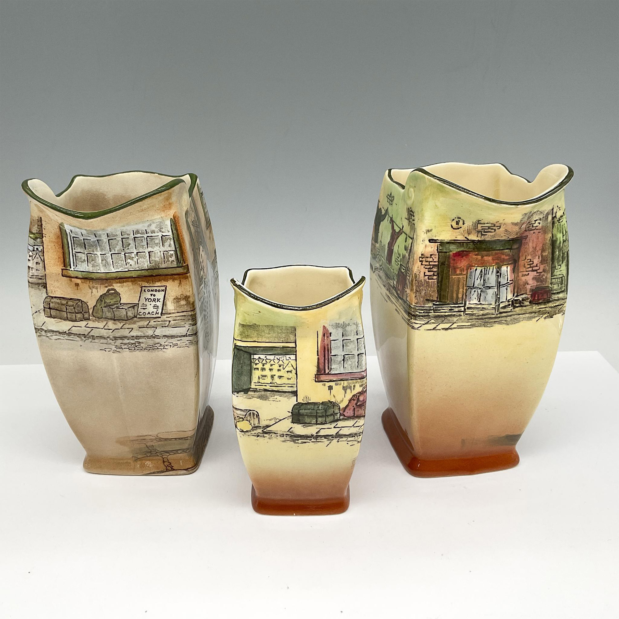 3pc Royal Doulton Dickens Ware Pitchers - Image 2 of 4