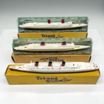 3pc Collectible Tri-ang Waterline Classic Model Ships