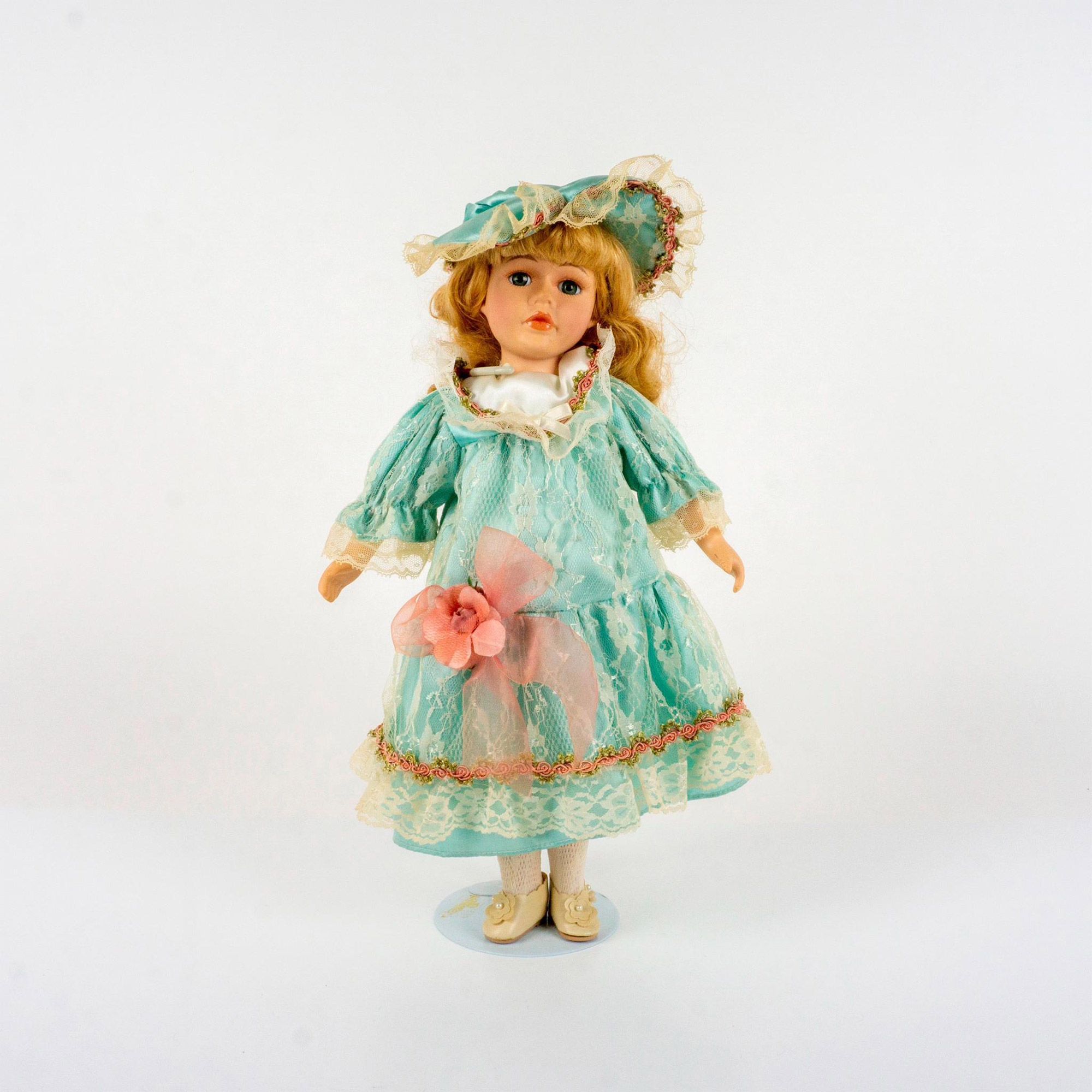 Vintage Porcelain Blonde Doll