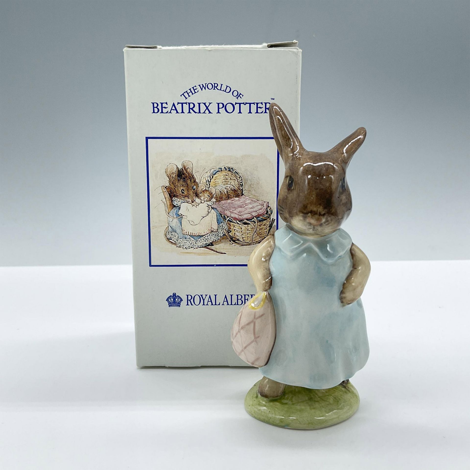 Royal Albert Beatrix Potter Figurine, Mrs Flopsy Bunny - Bild 4 aus 4