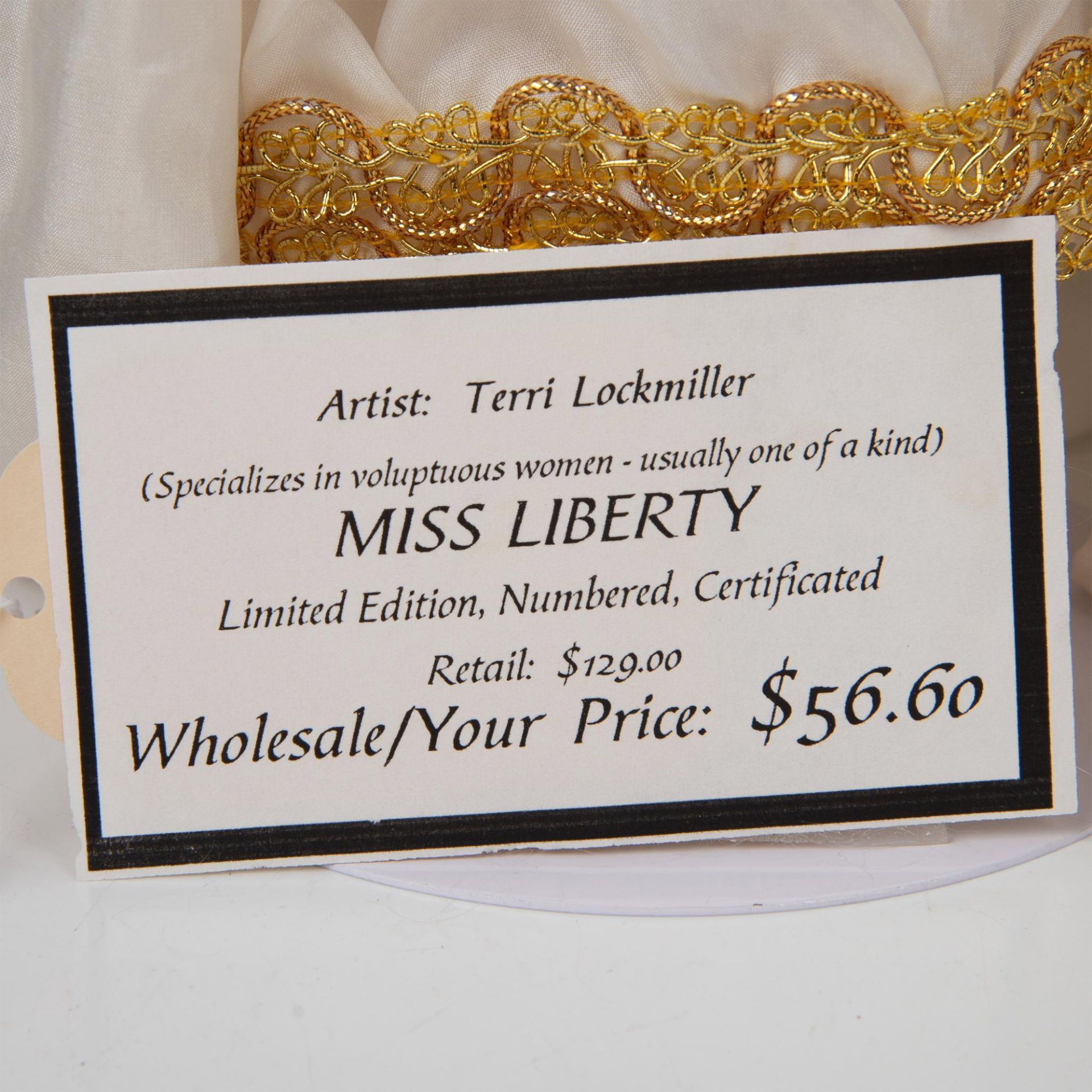 International Treasury of Collectibles Doll, Miss Liberty - Bild 4 aus 14