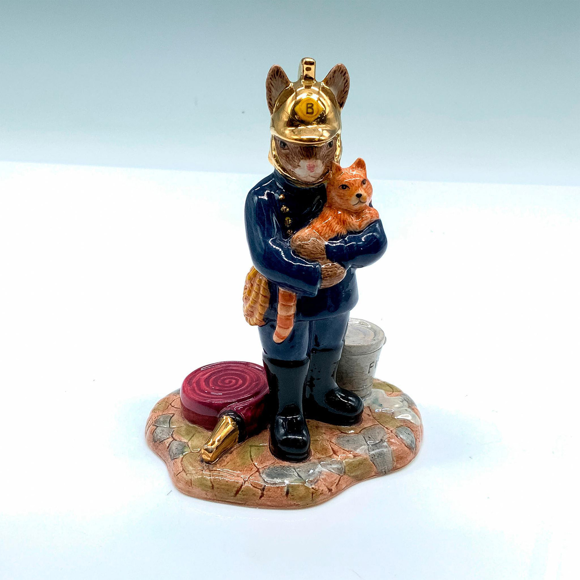Royal Doulton Bunnykins Figurine, LE Gold Issue Fireman DB376