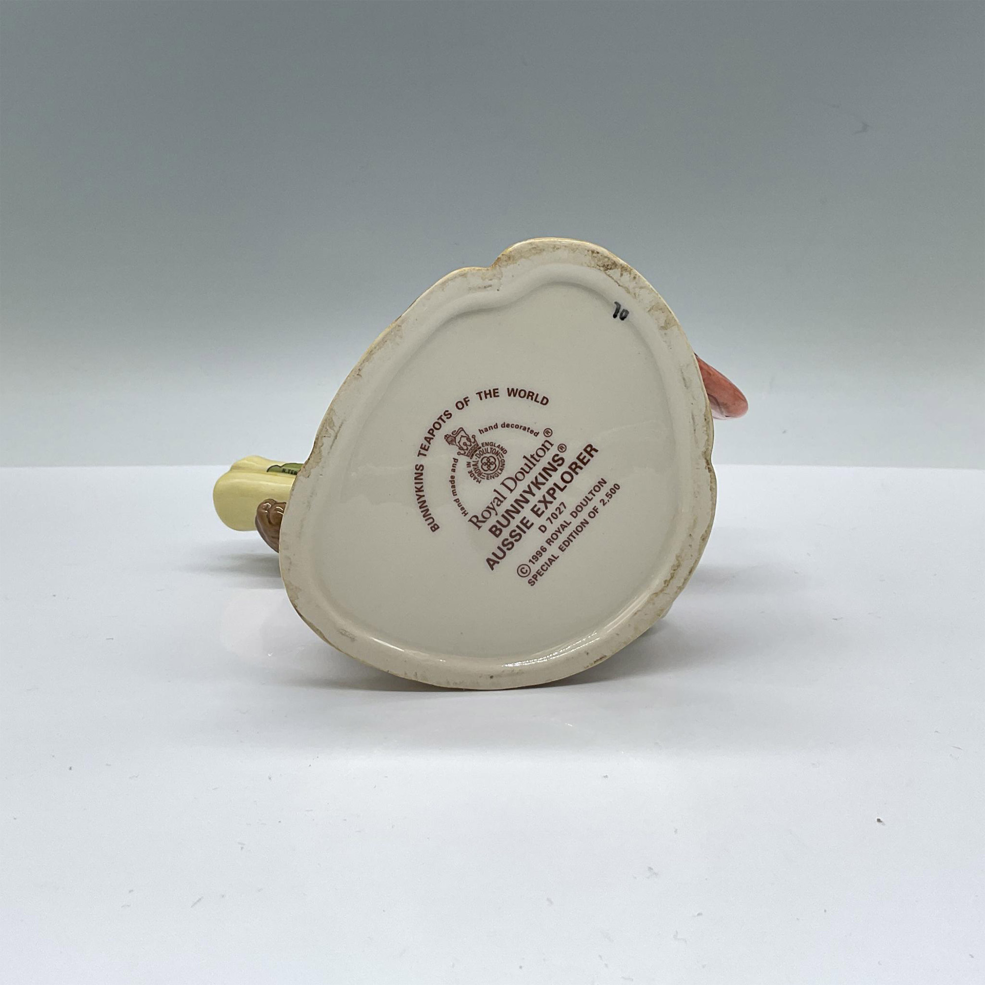 Royal Doulton Bunnykins Lidded Teapot, Aussie Explorer D7027 - Image 3 of 3