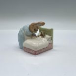 Royal Albert Beatrix Potter Figurine, Peter in Bed