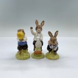 3pc Royal Doulton Bunnykins Figurines, Tom, William & Harry