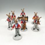 7pc Royal Doulton Bunnykins Figurines, The Bunnykins Orchestra