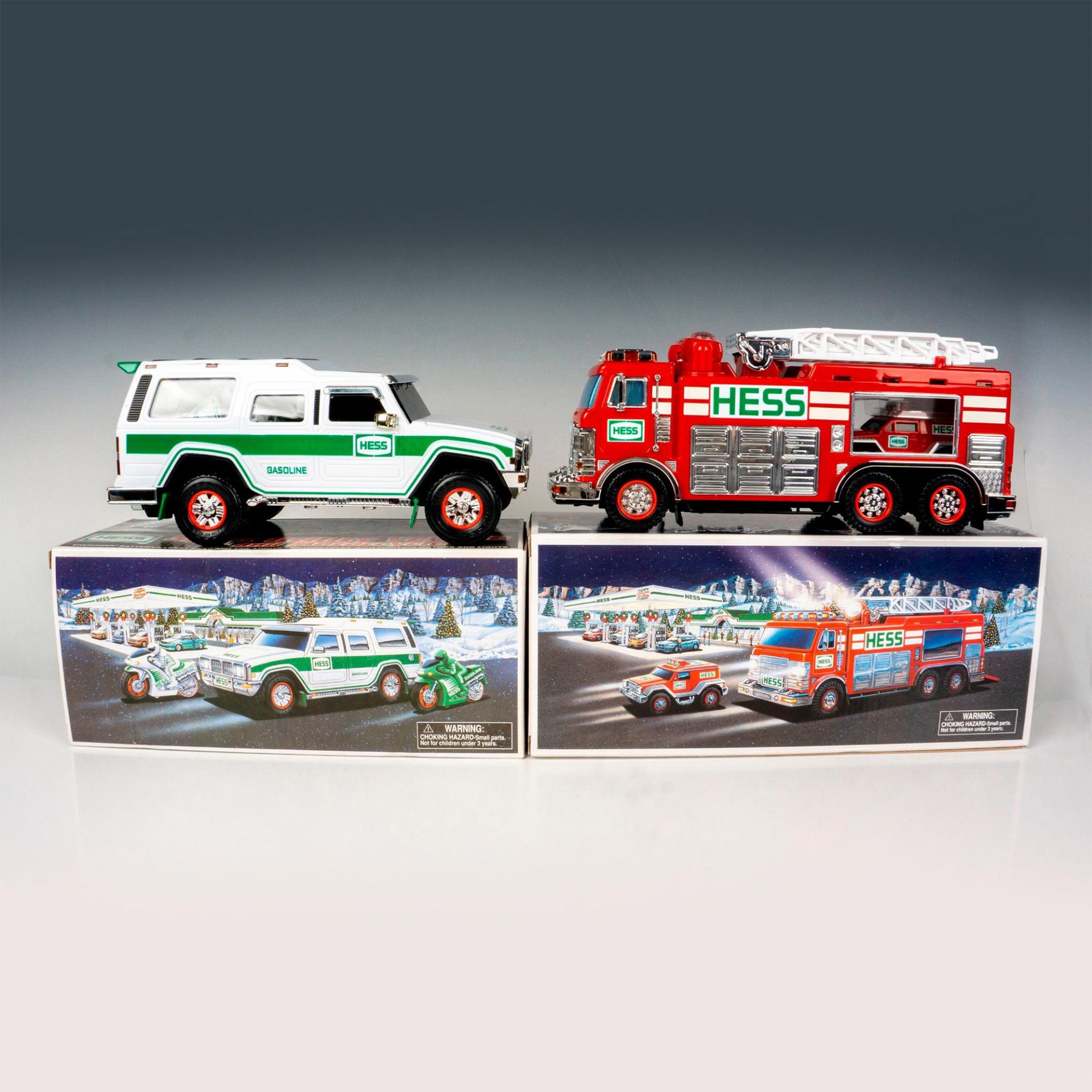 2pc Hess Toy SUV and Truck Collectible - Image 3 of 3