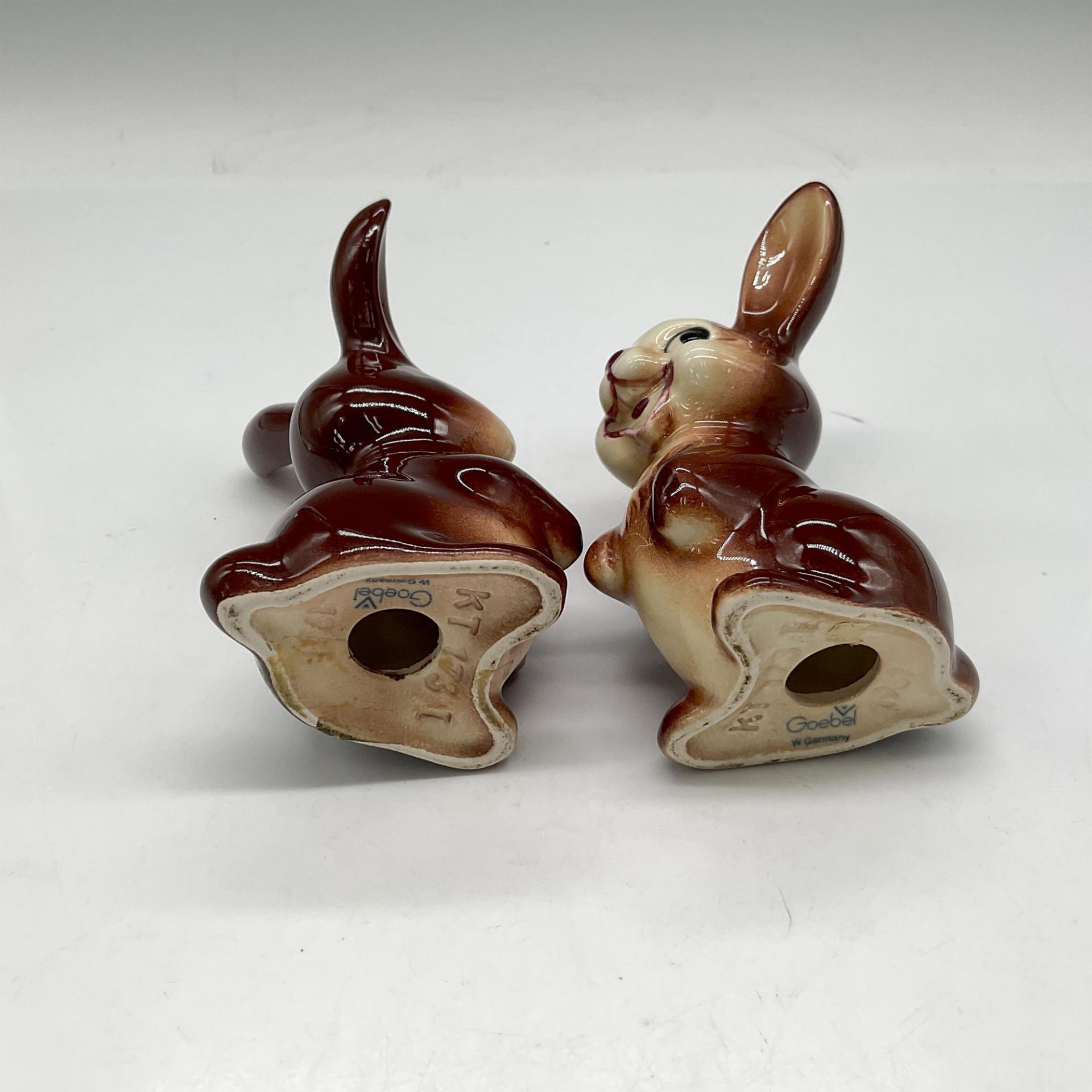 2pc Goebel Porcelain Bunnies - Bild 3 aus 3