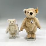 2pc Steiff Mohair Bears, Lladro Ornament + Williams Sonoma