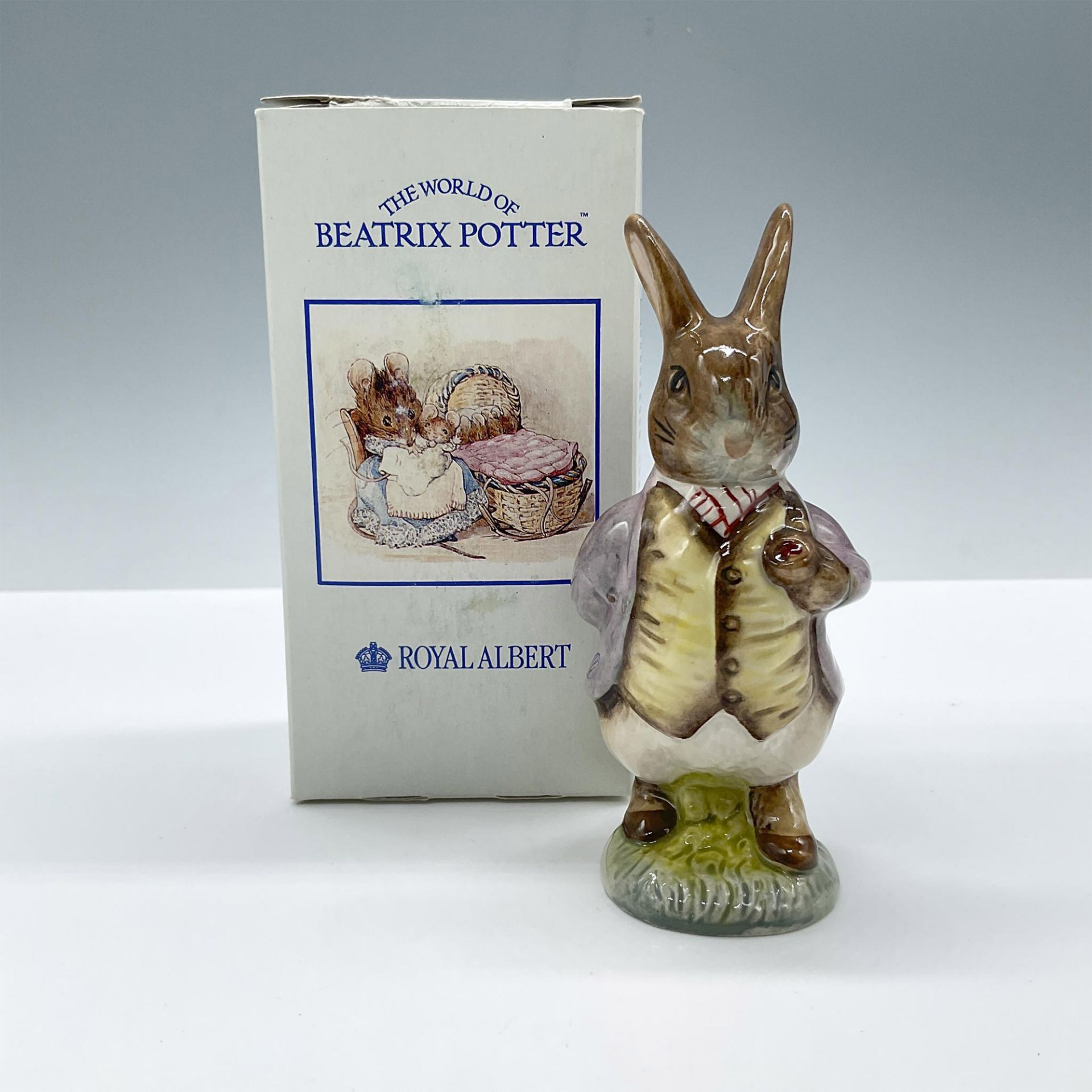 Royal Albert Beatrix Potter Figurine, Mr Benjamin Bunny - Bild 4 aus 4