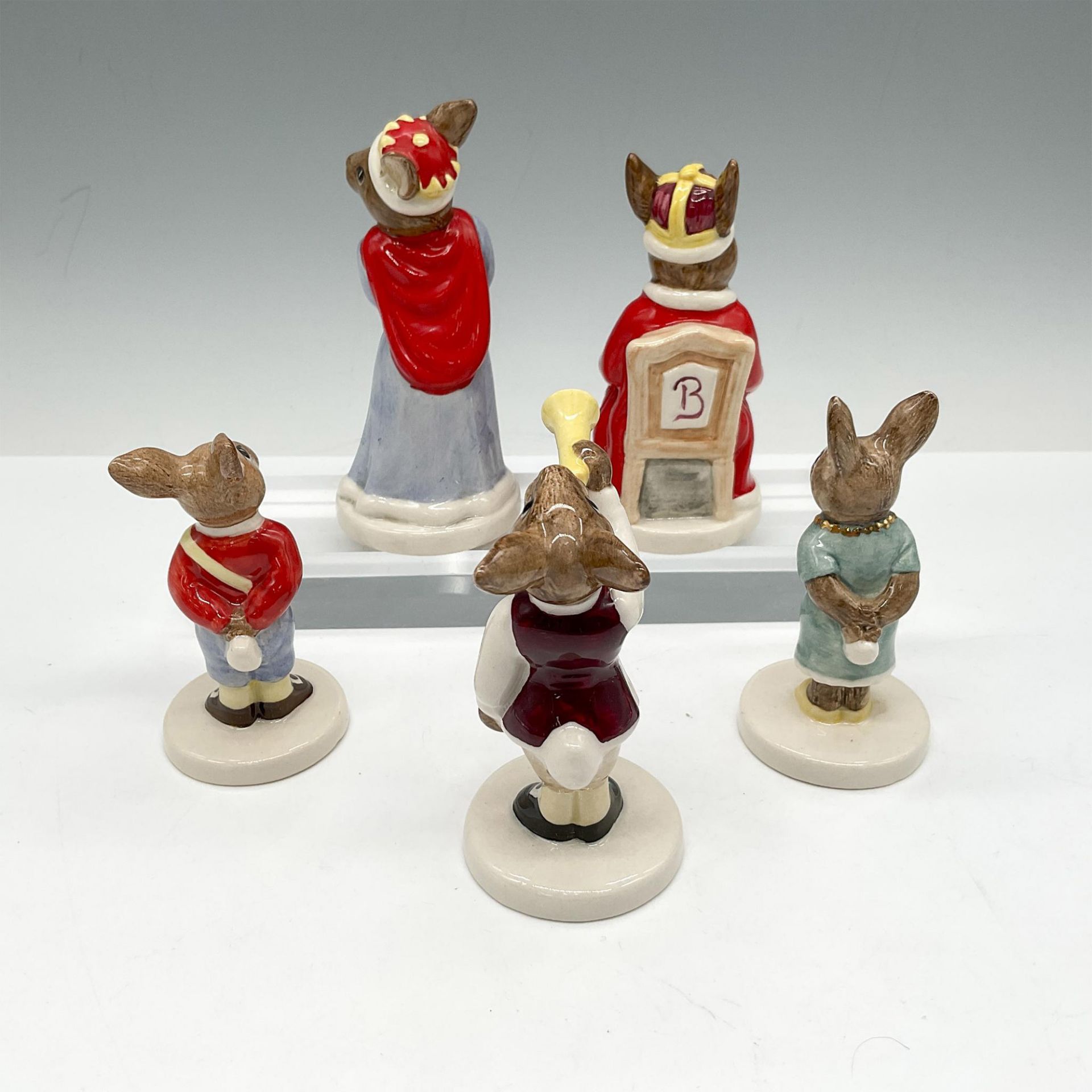 5pc Royal Doulton Bunnykins Figurines, The Royal Family - Bild 2 aus 3