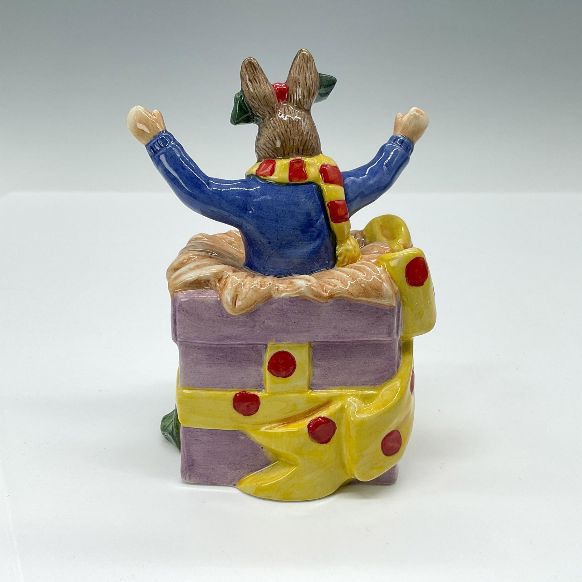 Royal Doulton Bunnykins Figurine, Christmas Suprise DB420 - Image 2 of 3