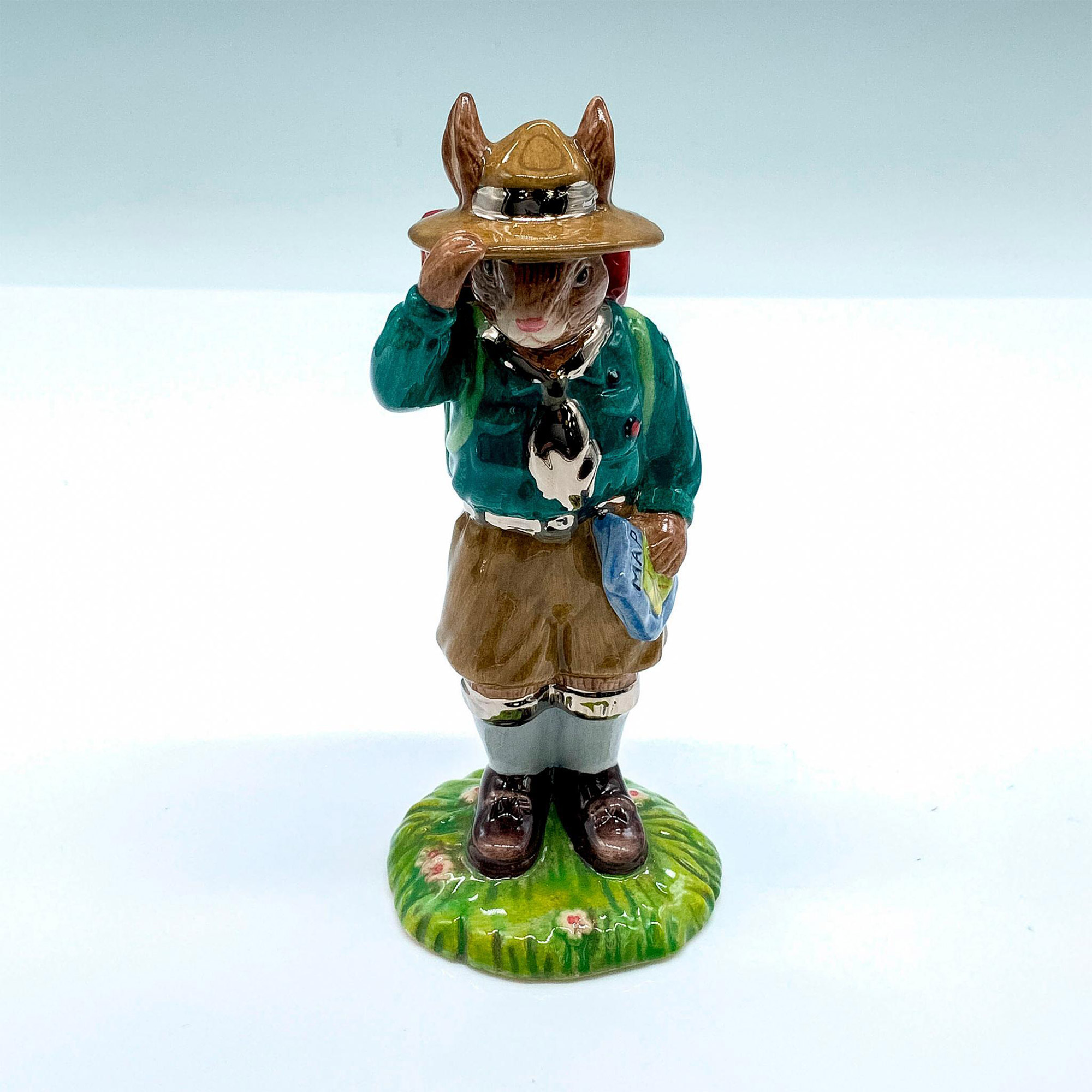 Royal Doulton Bunnykins Figurine, LE Platinum Issue Boy Scout DB430